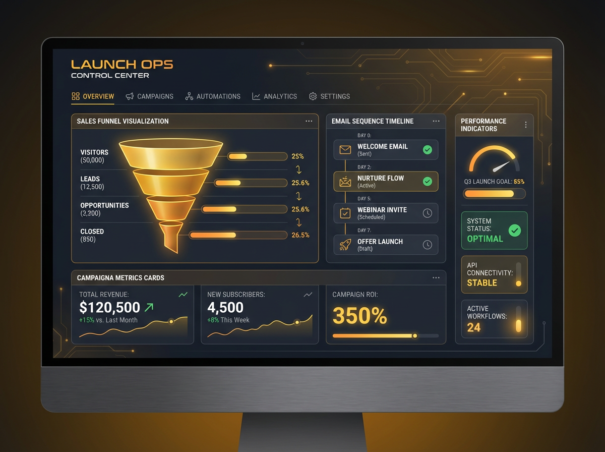Launch Operations visualization